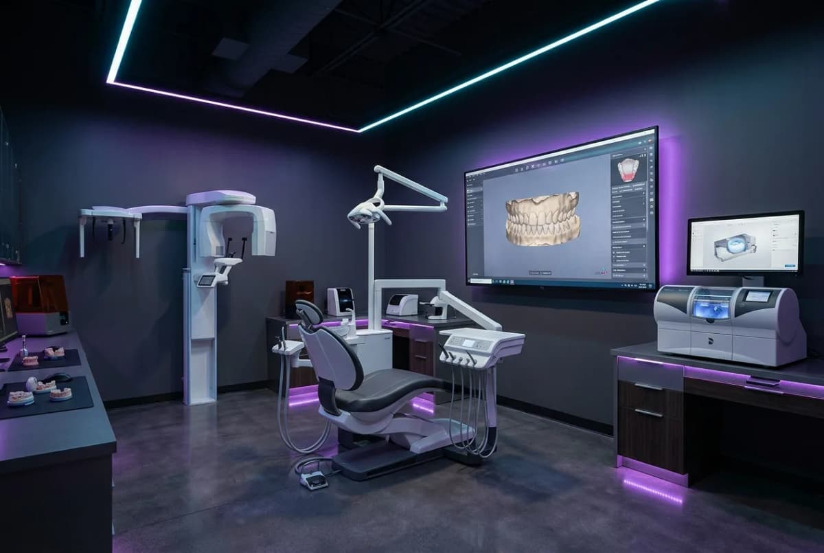 Lumina Dental Technologies demo room and showroom